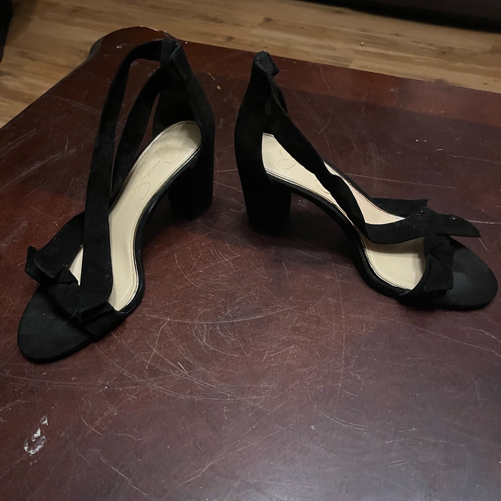 Black tie heels